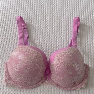 Elegant Lace Pink Bra
